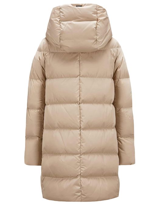 Piumino a-shape in satin con cappuccio HERNO | PI1304D12170Z1985