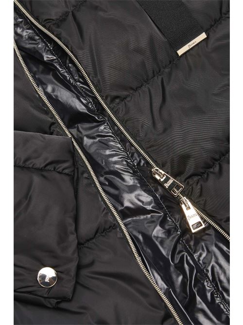 Piumino a-shape in satin con cappuccio HERNO | PI1304D12170Z9300