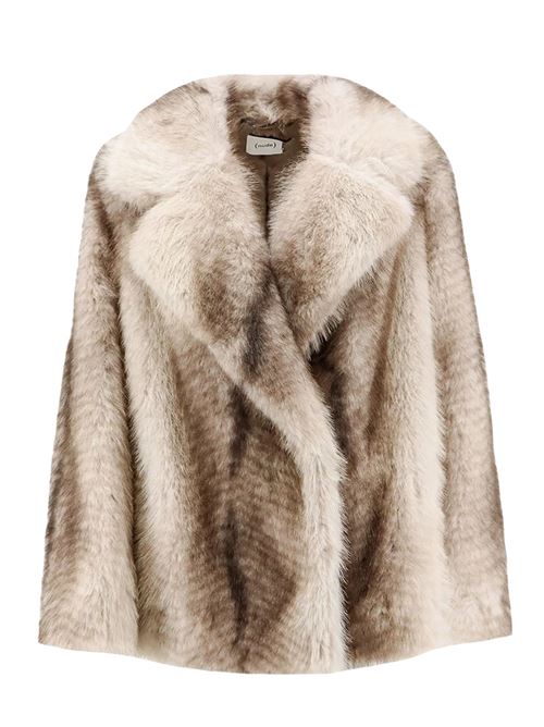 Giubbino faux fur fox NUDE | 1103W2628659