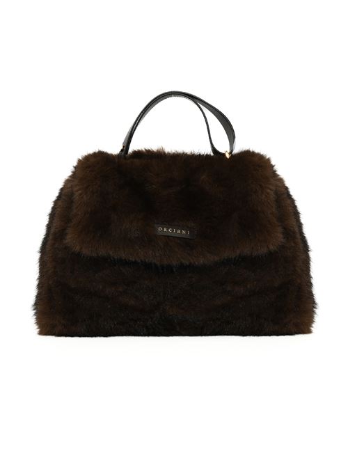 borsa sveva furry small a mano con tracolla ORCIANI | B01999FURRYTMORO