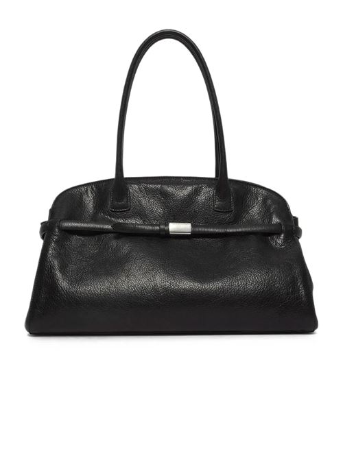 Borsa aura lagoon large a spalla in pelle con tracolla ORCIANI | B02201LAGOONNERO
