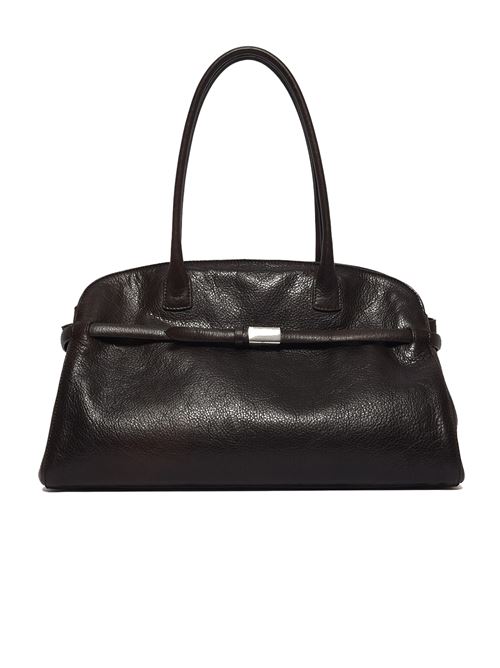 Borsa aura lagoon large a spalla in pelle con tracolla ORCIANI | B02201LAGOONTMORO