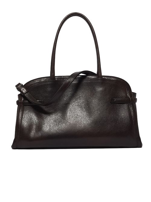 Borsa aura lagoon large a spalla in pelle con tracolla ORCIANI | B02201LAGOONTMORO