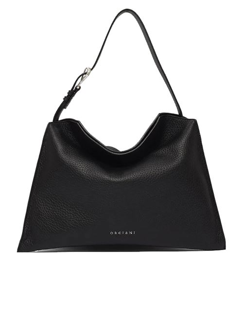 Borsa trinity lagoon midi a spalla in pelle ORCIANI | B02231LAGOONNERO