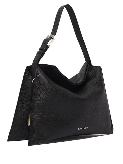 Borsa trinity lagoon midi a spalla in pelle ORCIANI | B02231LAGOONNERO