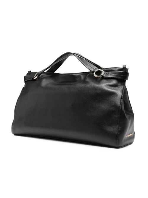 Borsa virgo soft midi a mano in pelle liscia ORCIANI | B02253BOSTONNERO