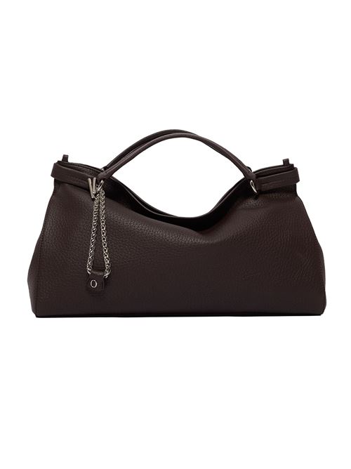 borsa virgo soft midi a mano in pelle martellata ORCIANI | B02253SOFTTMORO