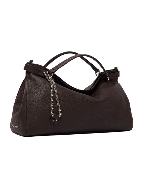 borsa virgo soft midi a mano in pelle martellata ORCIANI | B02253SOFTTMORO