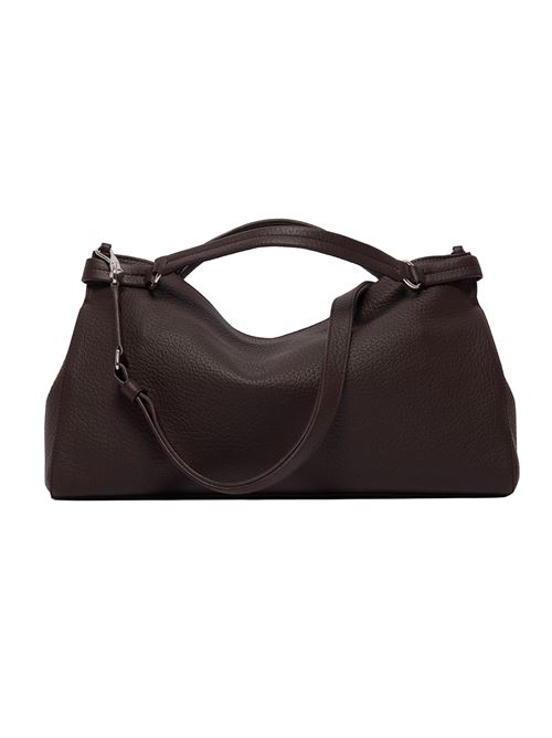borsa virgo soft midi a mano in pelle martellata ORCIANI | B02253SOFTTMORO