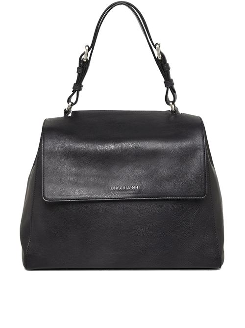 Borsa sveva soft media a spalla in pelle con tracolla ORCIANI | BT2006LAGOONNERO