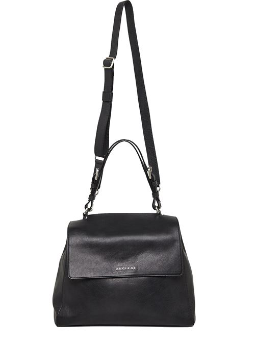 Borsa sveva soft media a spalla in pelle con tracolla ORCIANI | BT2006LAGOONNERO