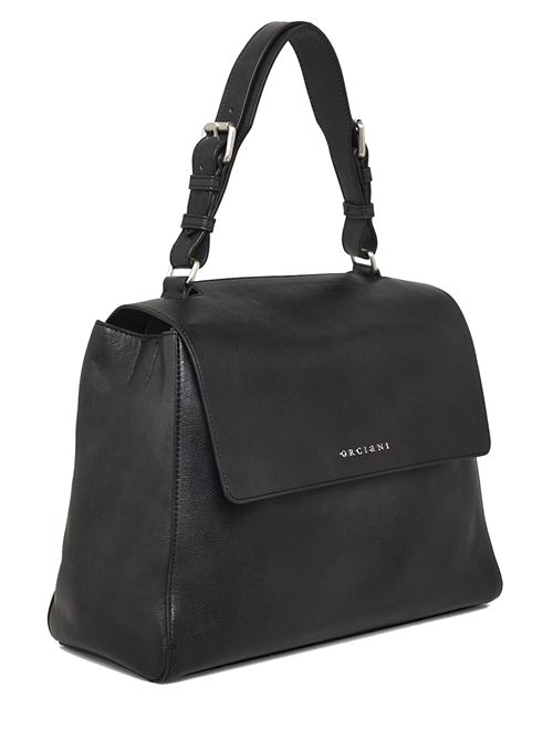 Borsa sveva soft media a spalla in pelle con tracolla ORCIANI | BT2006LAGOONNERO