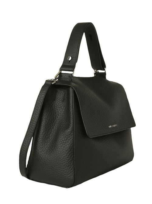 Borsa sveva soft media a spalla in pelle con tracolla ORCIANI | BT2006SOFTNERO