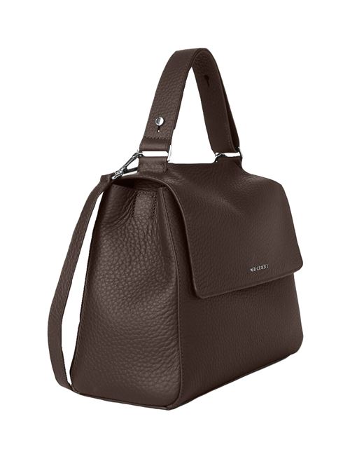 Borsa sveva soft media a spalla in pelle con tracolla ORCIANI | BT2006SOFTTMORO