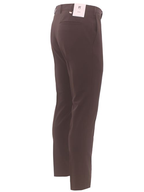 pantalone dieci f.f. in saglia stretch PT | AFX0Z00VRN-MA37190