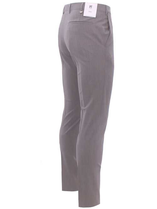 pantalone dieci f.f. in saglia stretch PT | AFX0Z00VRN-MA37230