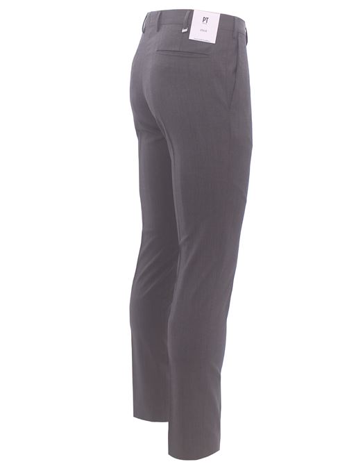 pantalone dieci f.f. in saglia stretch PT | AFX0Z00VRN-MA37250