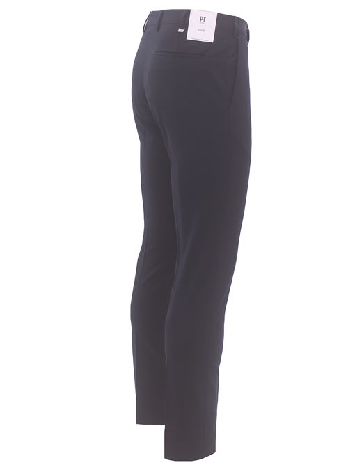 pantalone dieci f.f. in saglia stretch PT | AFX0Z00VRN-MA37370