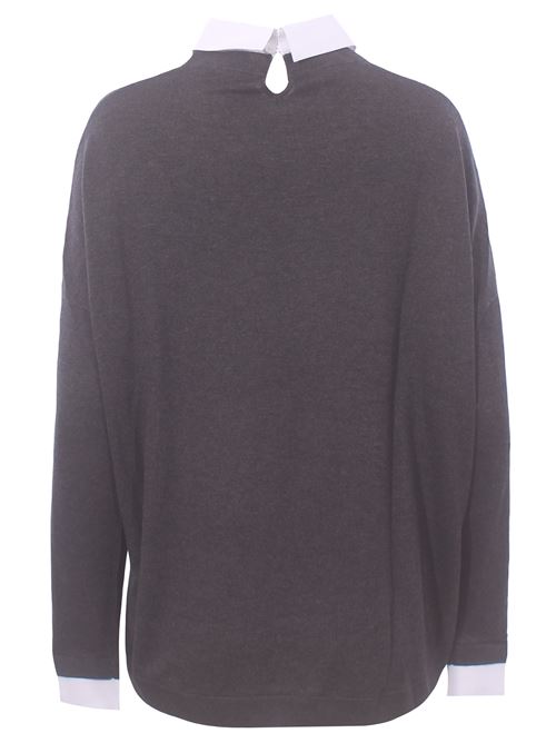 Girocollo camicia in seta e cashmere PUROTATTO | FW260702038350