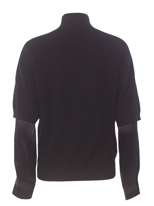 Collo alto in cashmere con maniche in seta PUROTATTO | FW260712105030
