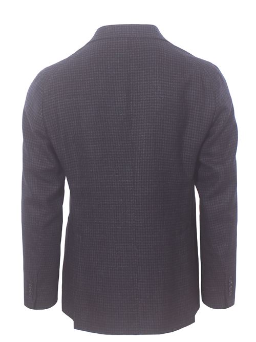 giacca pied de poule in lana e seta TAGLIATORE | 1SMC22K-520150B1321