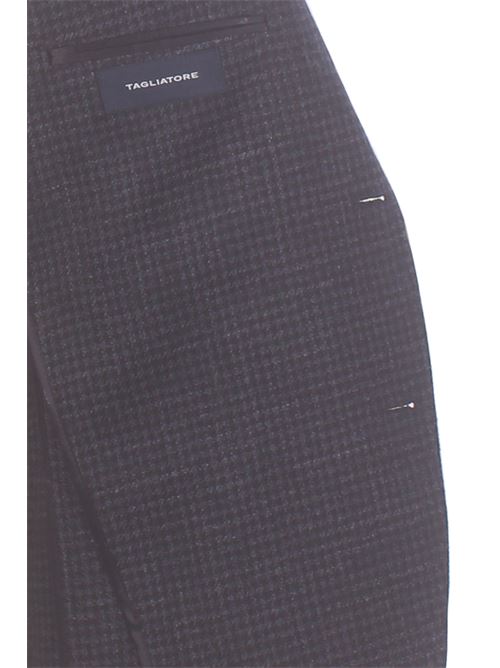 giacca pied de poule in lana e seta TAGLIATORE | 1SMC22K-520150B1321