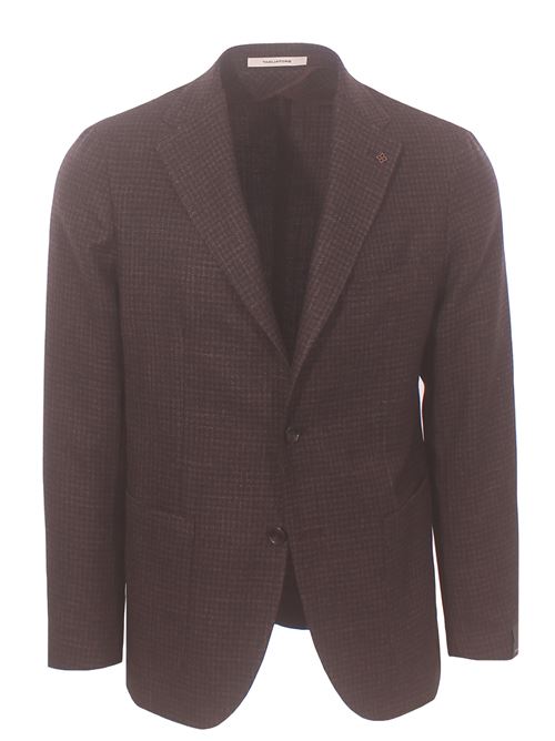 giacca piede de poule in lana e seta TAGLIATORE | 1SMC22K-520150M1375