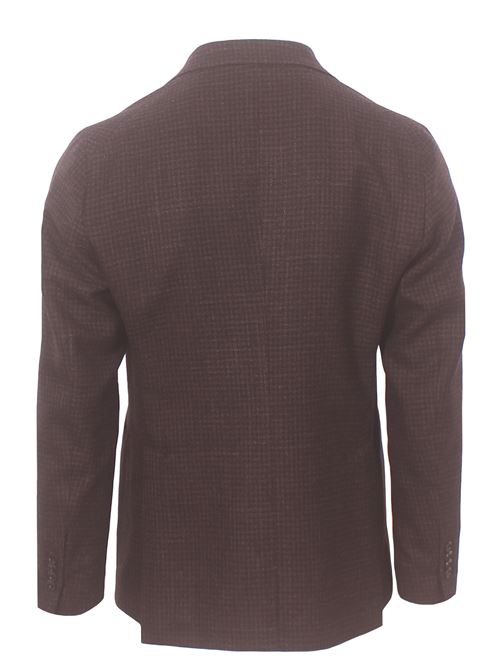 giacca piede de poule in lana e seta TAGLIATORE | 1SMC22K-520150M1375