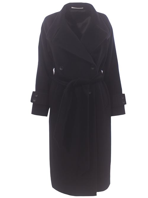 cappotto doppiopetto in lana con cintura TAGLIATORE | HENRIKAE30007UN1240