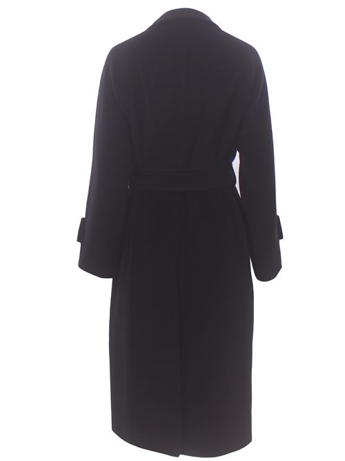 cappotto doppiopetto in lana con cintura TAGLIATORE | HENRIKAE30007UN1240