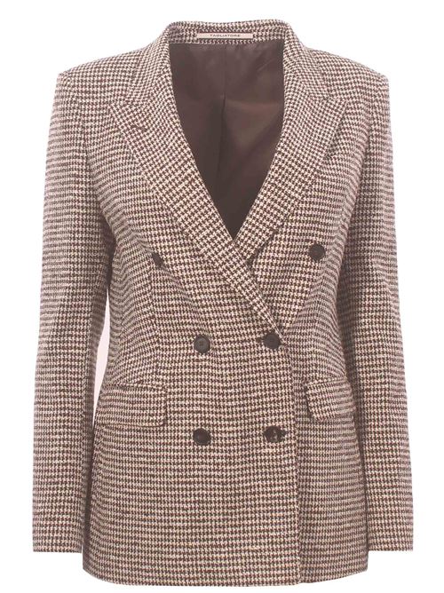 Giacca doppiopetto quadri TAGLIATORE | J-PARIGI10B160080UEM929