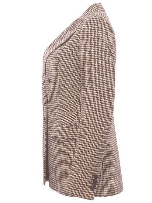 Giacca doppiopetto quadri TAGLIATORE | J-PARIGI10B160080UEM929