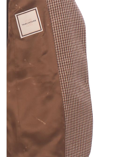 Giacca monopetto quadri effetto lame' TAGLIATORE | J-PARIGI12BH50049PM1345