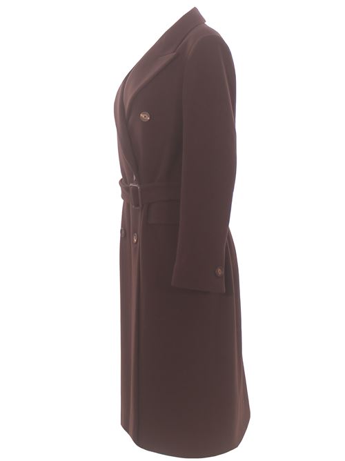 Cappotto doppiopetto in lana e cashmere con cintura TAGLIATORE | JOLE350001UEM940