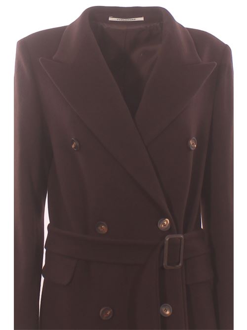 Cappotto doppiopetto in lana e cashmere con cintura TAGLIATORE | JOLE350001UEM940