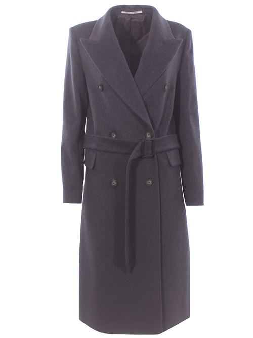 Cappotto doppiopetto in lana e cashmere con cintura TAGLIATORE | JOLECC350001UG5053