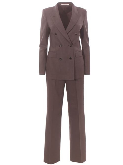 Tailleur doppiopetto in lana stretch TAGLIATORE | T-PARIGI10BAD190045UM1340