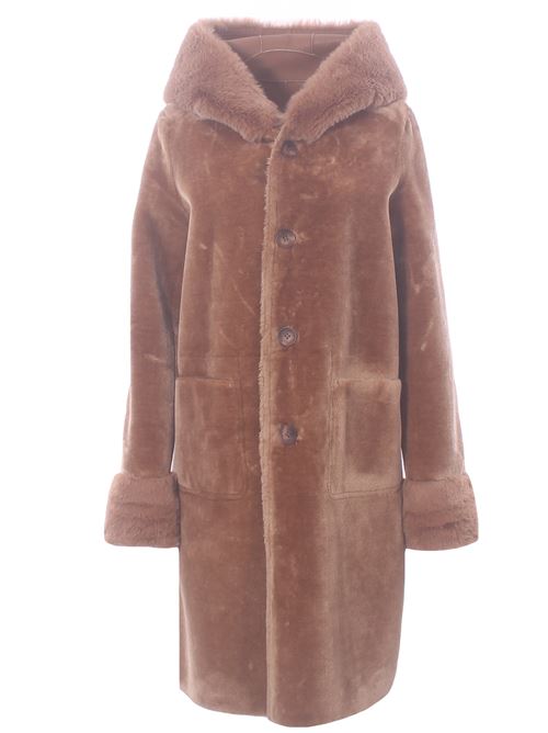 cappotto lungo reversibile ecopelle VLAB | FW5603337