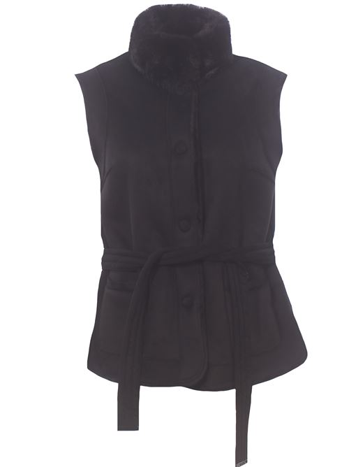 Gilet reversibile in ecopelliccia VLAB | FW662411