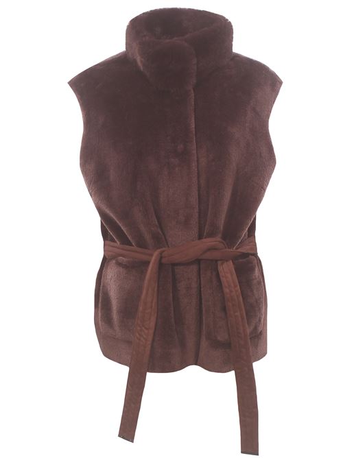 Gilet reversibile in ecopelliccia VLAB | FW6624130