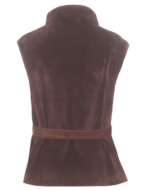 Gilet reversibile in ecopelliccia VLAB | FW6624130