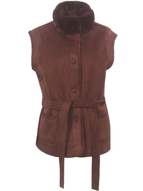 Gilet reversibile in ecopelliccia VLAB | FW6624130
