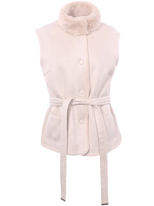 Gilet reversibile in ecopelliccia VLAB | FW6624188