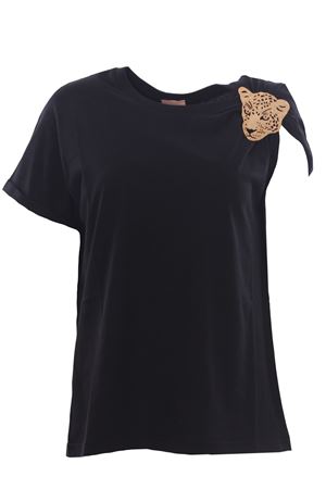 T-shirt in cotone con applicazione NUDE | 110353609
