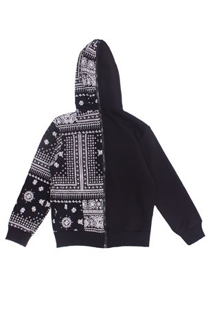 Felpa full zip con cappuccio SHOE | ZACKJ0403BIANCO-NERO