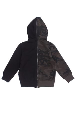Felpa full zip con cappuccio SHOE | ZACKJ0403BICOLOR