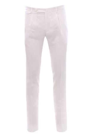Pantalone in lino natural stretch TAGLIATORE | TAG11340021EX813