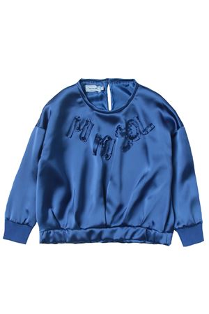 Casacca girocollo logo MIMISOL | MFFE040TS0652DKB