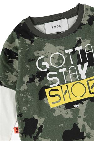 T-shirt in cotone stampa logo SHOE | TEX0426CAMOFF