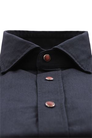 Camicia in gabardina di cotone con bottoni automatici XACUS | 31749ML749754